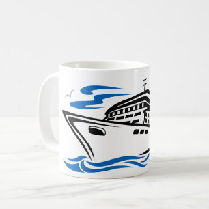 Caneca De Café Navio de cruzeiro