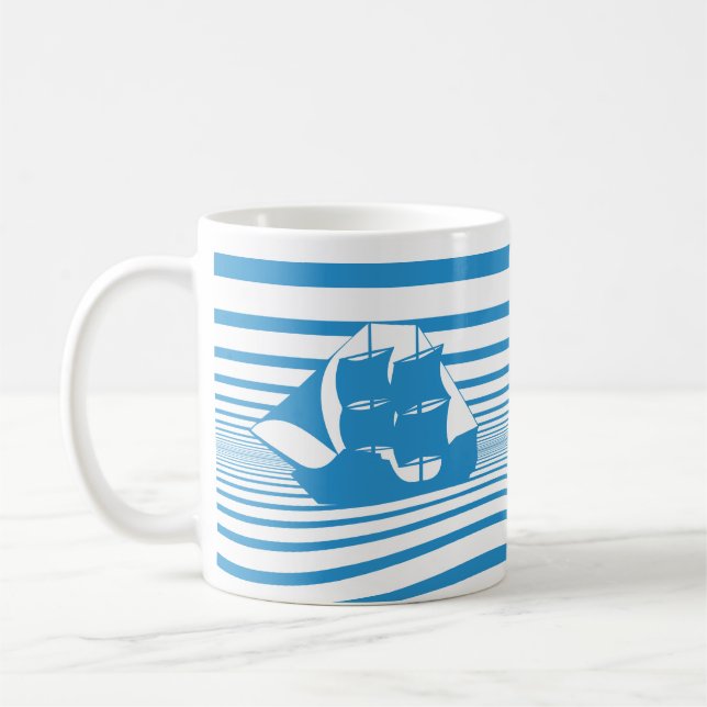 Caneca De Café Navio de navegação (Esquerda)
