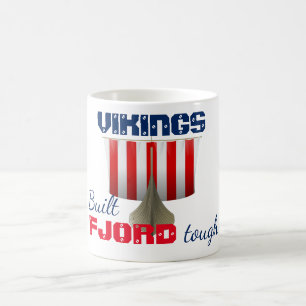 Caneca De Café Navio engraçado "fiorde de Viking resistente "