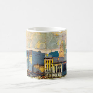 Caneca De Café Navios a vapor de Los Angeles - de Honolulu