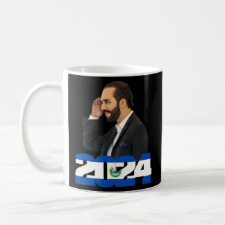Caneca De Café Nayib Bukele Presidente De El Salvador 2024
