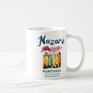 Caneca De Café Nazaré Portugal Surf Vintage 