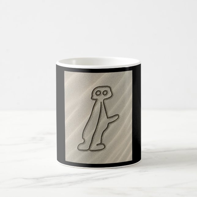 Caneca De Café NAZCA LINES HUMAN NAZCA LINES ART Geoglyphs (Centro)