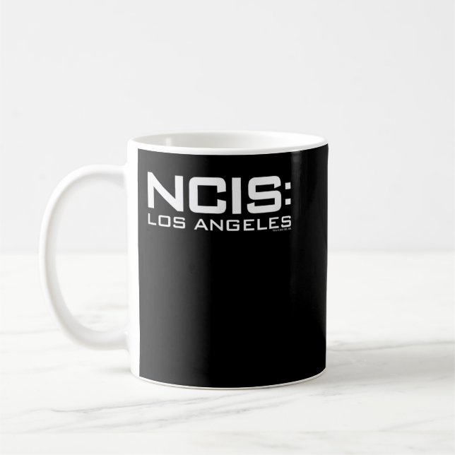 Caneca De Café NCIS Los Angeles Logo  (Esquerda)