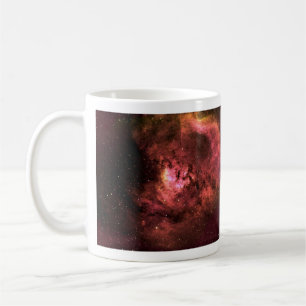 Caneca De Café Nebulosa crônica flamejante com Galáxia de Andrôme