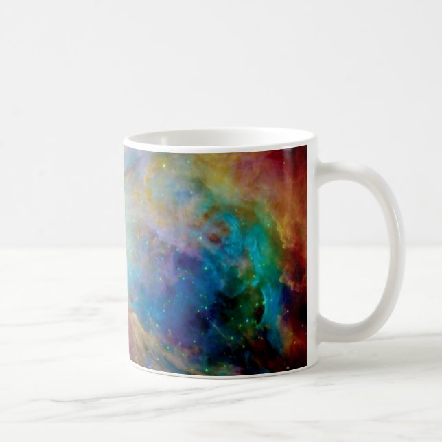 Caneca De Café Nebulosa de Órion Hubble Spitzer Telescópio Espaci (Direita)