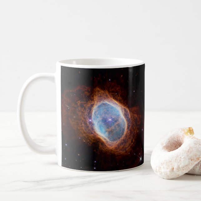 Caneca De Café Nebulosa do Anel Sul (Com Donut)