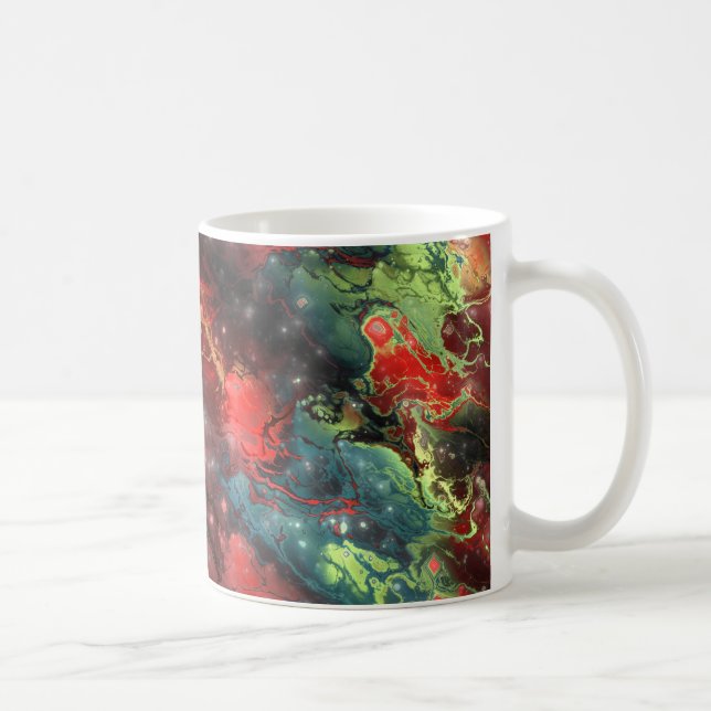 Caneca De Café Nebulosa Fraca 3 Mug (Direita)