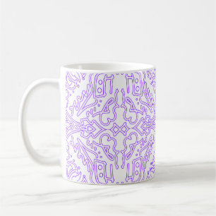 Caneca De Café Nebulosa Mística Lilás