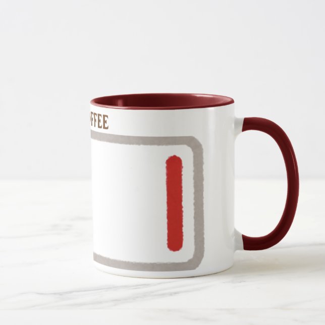 Caneca de Café Necessária | Design Divertido de Ba (Direita)