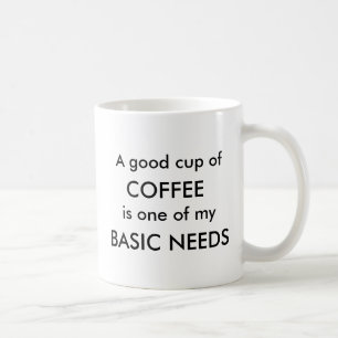 CANECA DE CAFÉ NECESSIDADES DE BASIC