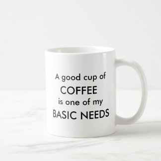 CANECA DE CAFÉ NECESSIDADES DE BASIC
