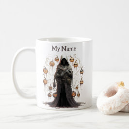 Caneca De Café Necromante Encantado: Taça Personalizada do Hallow