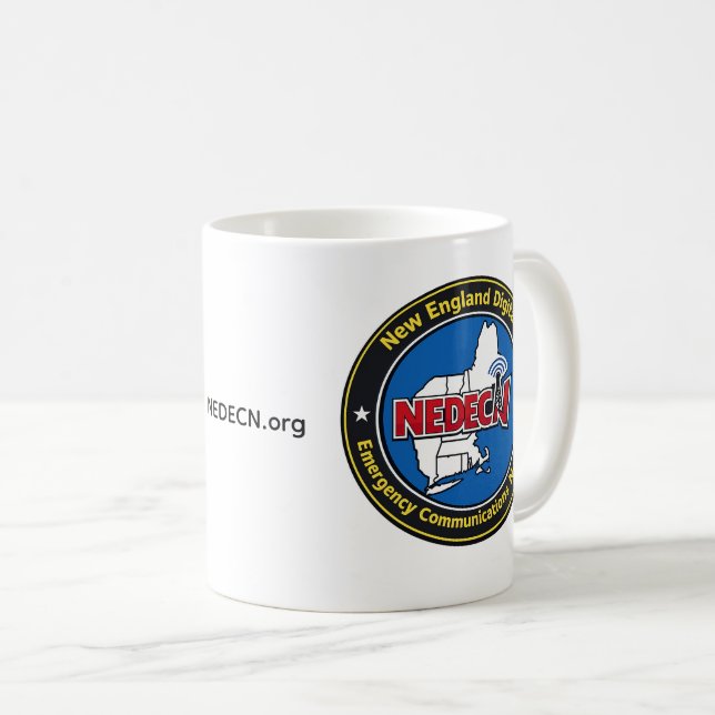 Caneca de café NEDECN (Frente Esquerda)