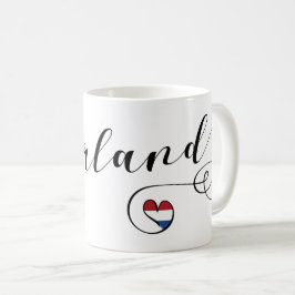 Caneca De Café Nederland Heart Mug, Países Baixos