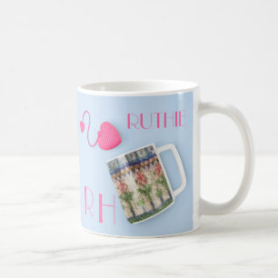 Caneca De Café Needlepoint Personalizado Ruthie