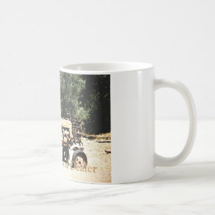 Caneca De Café Negociante de sucata    branco de Ron Jones da