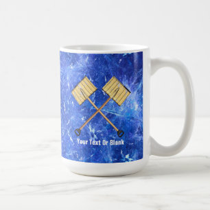 Caneca De Café Negócio de trabalho com pá da neve