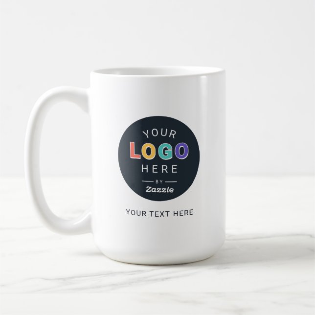 Caneca De Café Negócios com Logotipo Personalizado  (Esquerda)