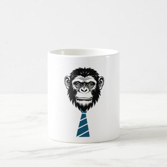 Caneca De Café Negócios de macaco (Centro)