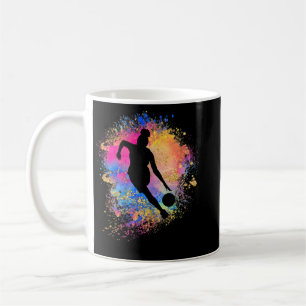 Caneca De Café Negras Mulheres Arco-Íris Basquete Silhub Africano