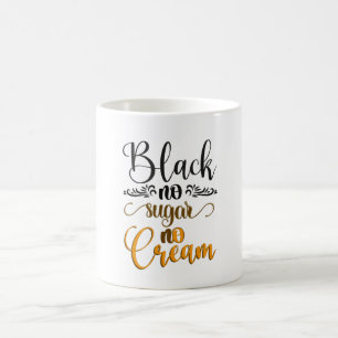 Caneca De Café Negro sem açúcar sem creme