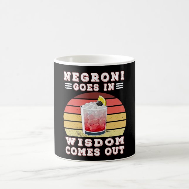 Caneca De Café Negroni entra em sabedoria (Centro)