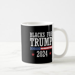 Caneca De Café Negros Para A Eleição Presidencial De Trump 2024
