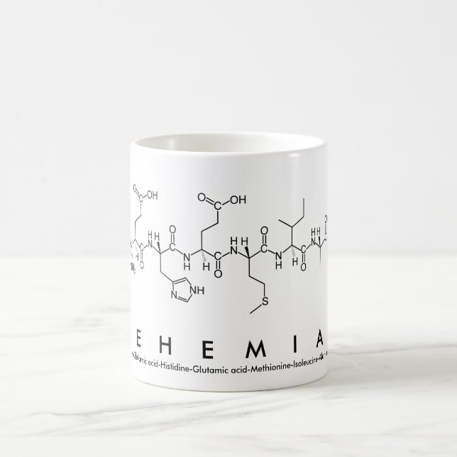 Caneca De Café Nehemiah peptide nome mug (Centro)