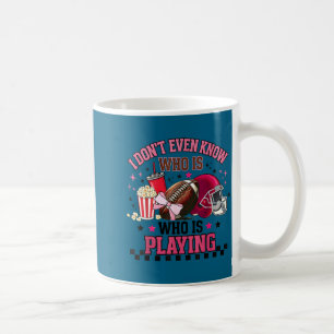 Caneca De Café Nem sei quem está jogando mãe engraçada de futebol