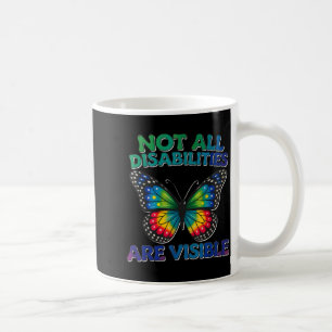 Caneca De Café Nem todas as deficiências são visíveis consciência