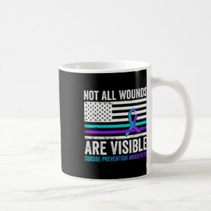 Caneca De Café Nem Todas As Feridas Estão Visíveis Para O Suicídi
