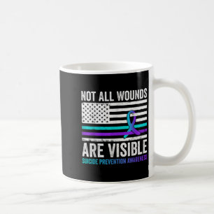 Caneca De Café Nem Todas As Feridas Estão Visíveis Para O Suicídi