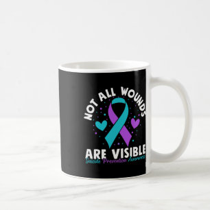 Caneca De Café Nem Todas As Feridas São Visíveis Sensibilização P