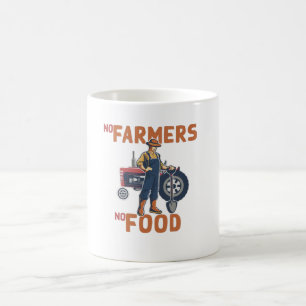 Caneca De Café Nenhum agricultor sem Comida