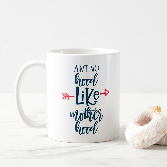 Caneca De Café Nenhum capô como a maternidade (Com Donut)