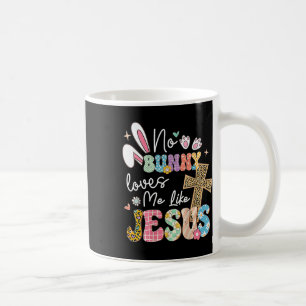 Caneca De Café Nenhum Coelhinho Me Ama Como Jesus Páscoa Christia