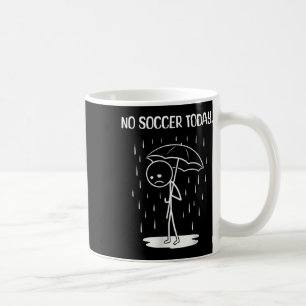 Caneca De Café Nenhum Futebol Hoje Figura de Palito Divertido 