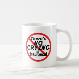 Caneca De Café Nenhum grito no seguro