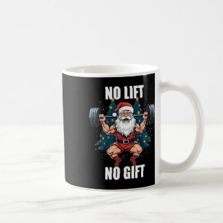 Caneca De Café Nenhum Levantamento Nenhum Presente Papai Noel Nat