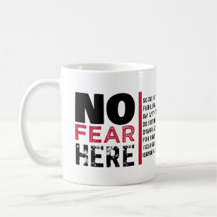 Caneca De Café Nenhum medo aqui