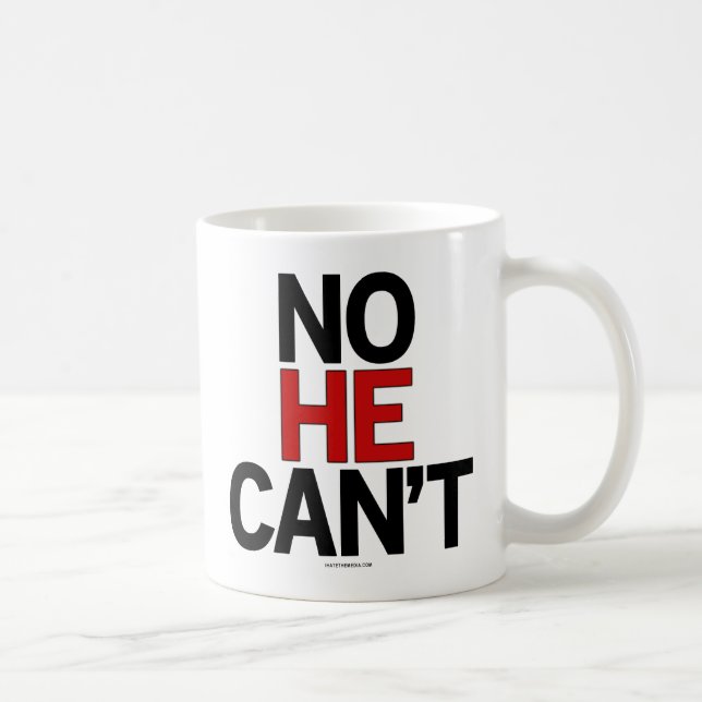 Caneca De Café Nenhum não pode drinkware (Direita)