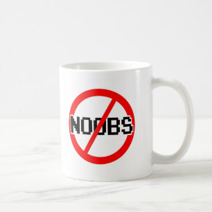 Caneca De Café NENHUM NOOBS - macaco do geek/hacker/pc/code