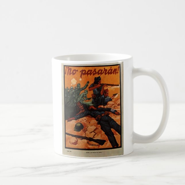 Caneca De Café Nenhum pasaran! (Direita)
