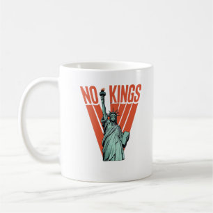 Caneca De Café Nenhum Rei Estátua De Protesto Clássico Americano