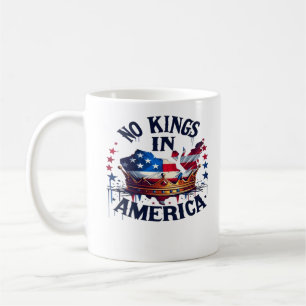 Caneca De Café Nenhum Rei na América Clássico Retro Legal