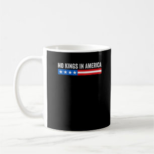 Caneca De Café Nenhum Rei na América Estilo Patriótico
