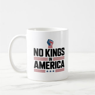 Caneca De Café Nenhum Rei na América EUA Clássico Retro