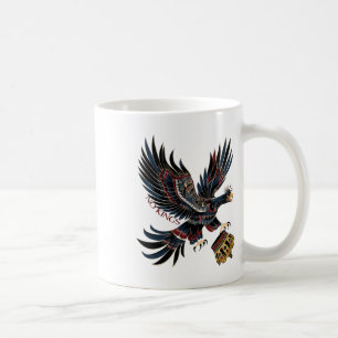 Caneca De Café Nenhum Rei Protesto Político Declaração Sutil Gráf