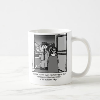 Caneca De Café Nenhum vendedor do sinal dos procuradores